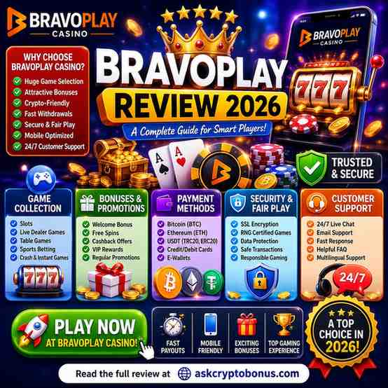 Bravoplay casino review 2026