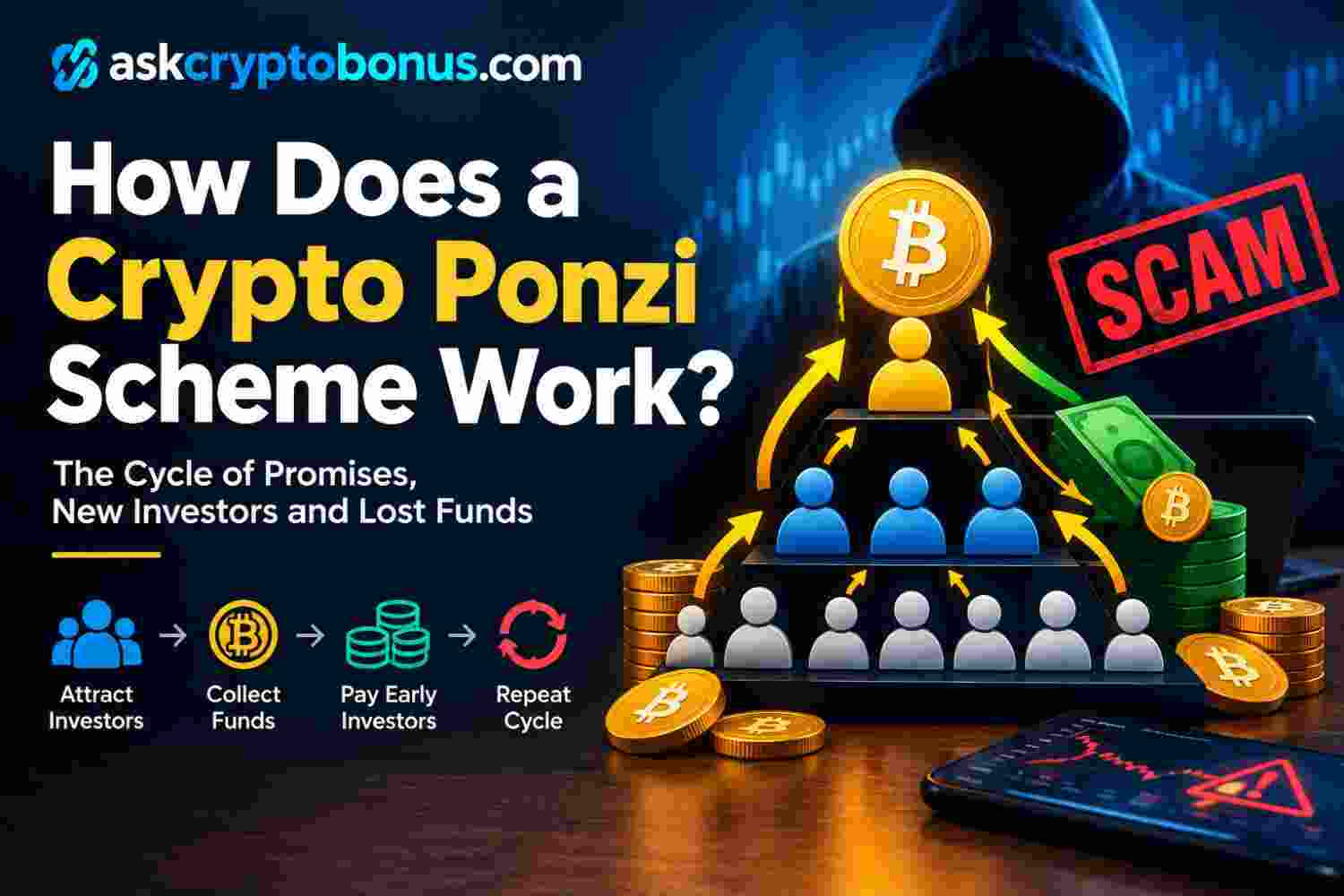 How Does a Crypto Ponzi Scheme Work?