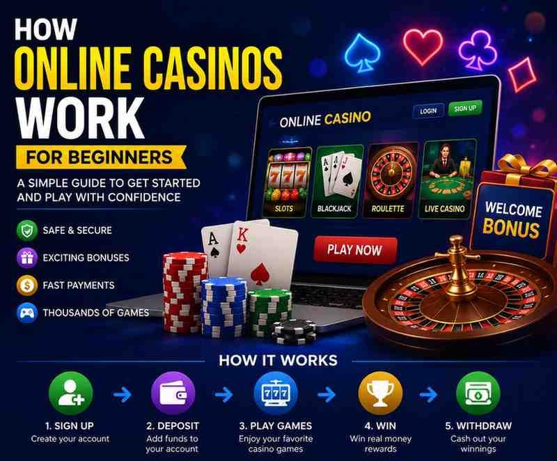 How Online Casinos Work for Beginners