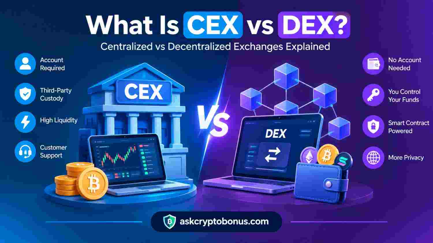 What Is CEX vs DEX?