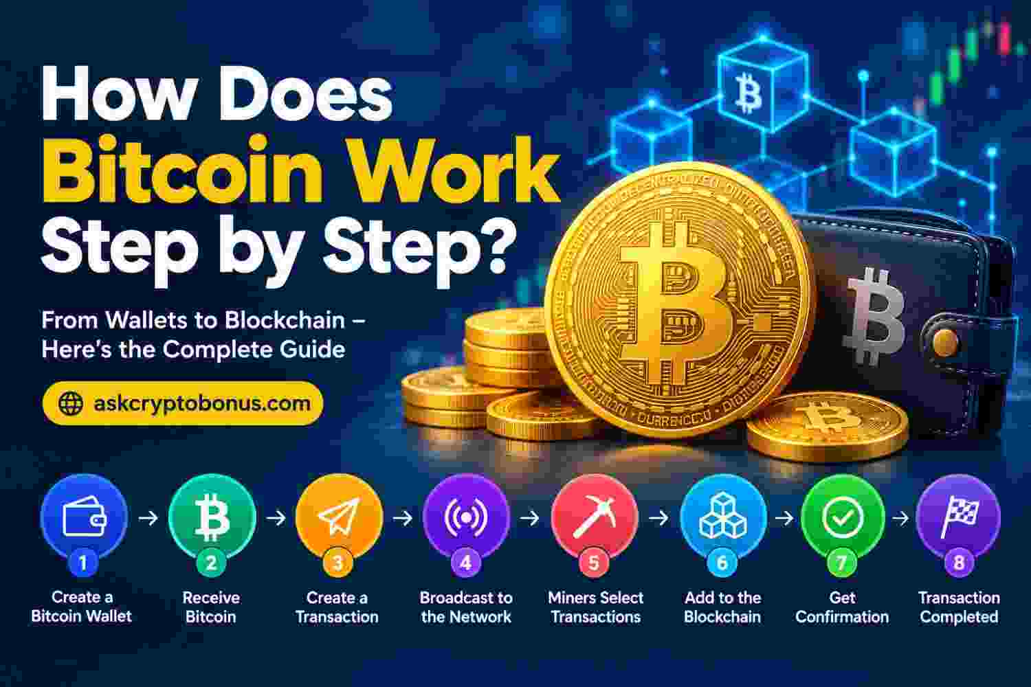 How Does Bitcoin Work Step by Step?